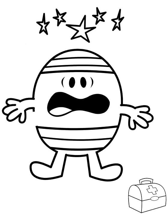 coloriage monsieur malchance